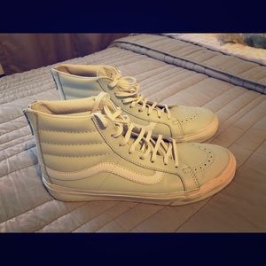 Vans SK8-Hi Slim Leather Sneakers, 9.5